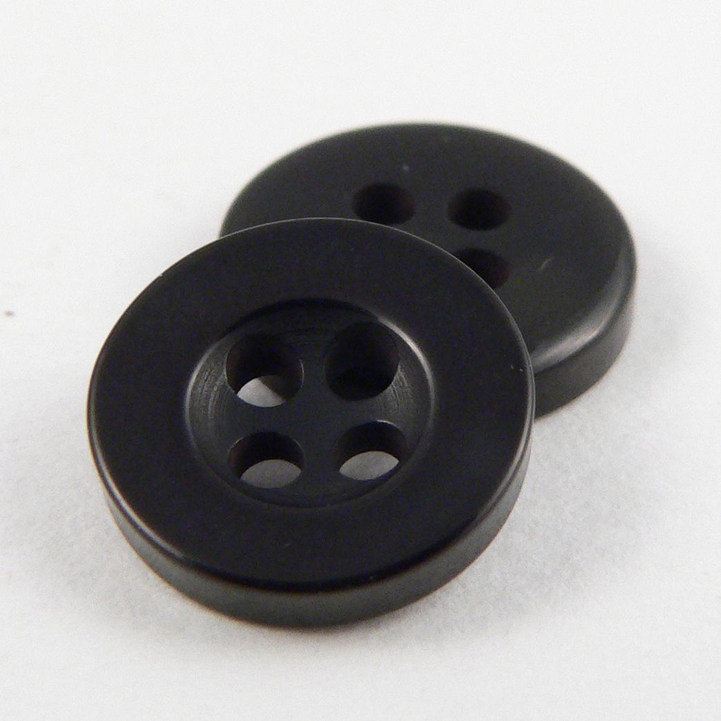 Simple Black Buttons (20mm) - 3404328