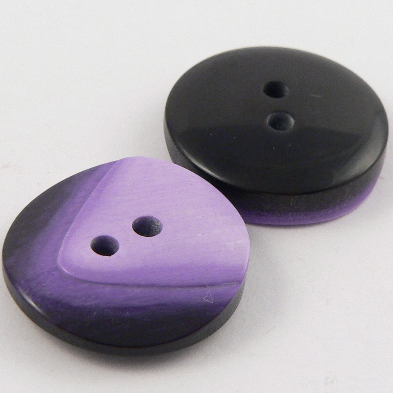 Purple shop coat buttons