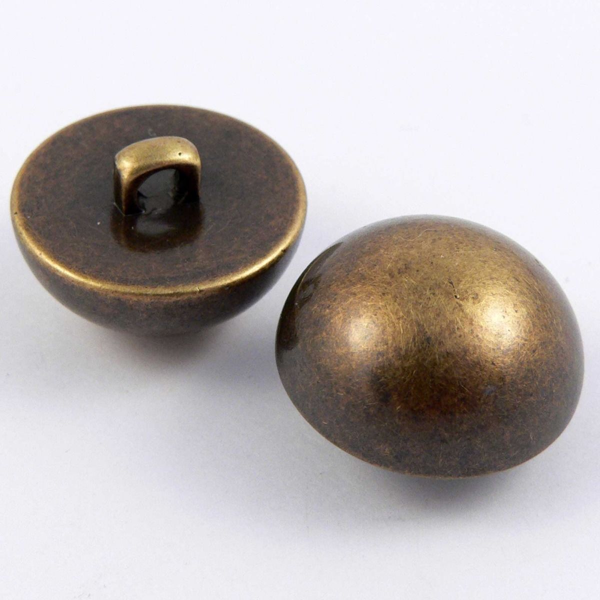 20mm Antique Brass Shank Sewing Button - Totally Buttons