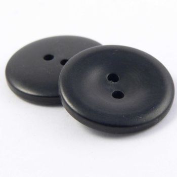 23mm Black Corozo 2 Hole Button