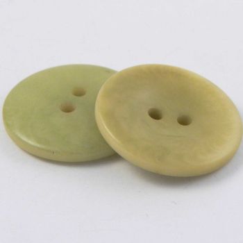 23mm Green Corozo 2 Hole Button
