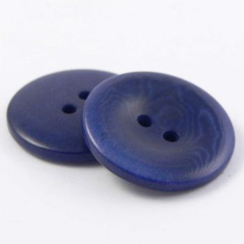 23mm Navy Corozo 2 Hole Button