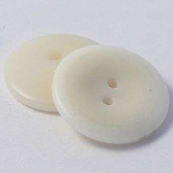 23mm Ivory Corozo 2 Hole Button