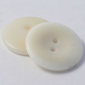 20mm Ivory Corozo 2 Hole Button