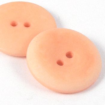 11.5mm Peach Corozo 2 Hole Button