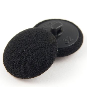 20mm Black Gentleman's Dinner Suit Shank Button