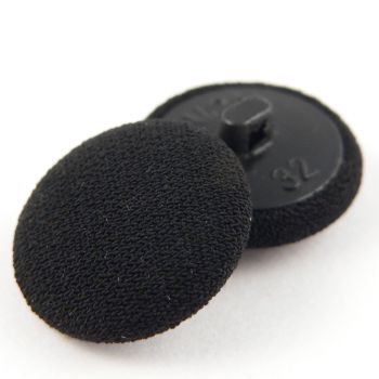 20mm Black Gentleman's Dinner Suit Shank Button