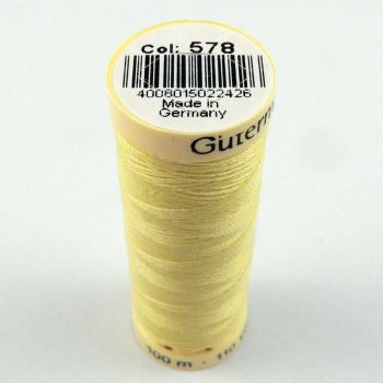 Yellow Thread Gutermann 578