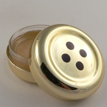 42mm Orange Flavoured 4 Hole Button Pot of Lip Gloss