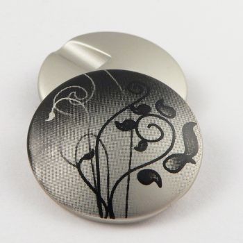 21mm Abstract Floral Shank Sewing Button