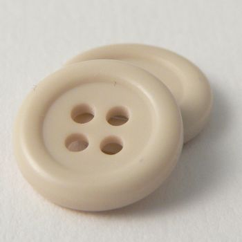 15mm Stone 4 Hole Rimmed Sewing Button
