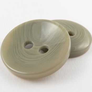 34mm Sage Green Marble Contemporary 2 Hole Coat Button