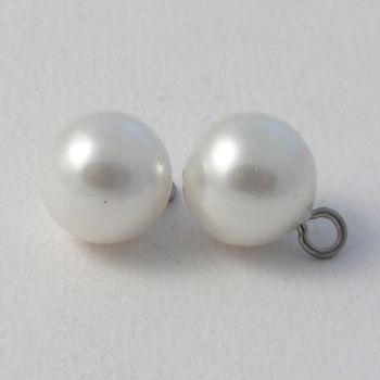 11mm Pearl Bauble Shank Sewing Button