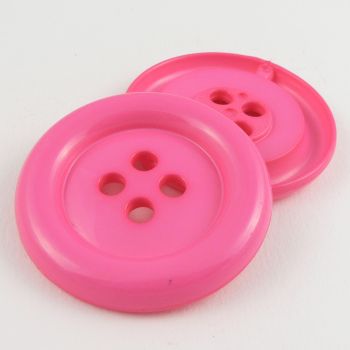 51mm Extra Large Pink Chunky 4 Hole Sewing Button