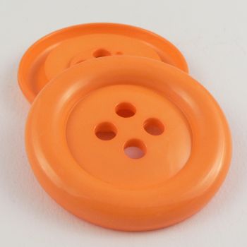 65mm Extra Large Orange Chunky 4 Hole Sewing Button