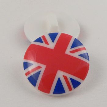 20mm Union Jack Shank Sewing Button