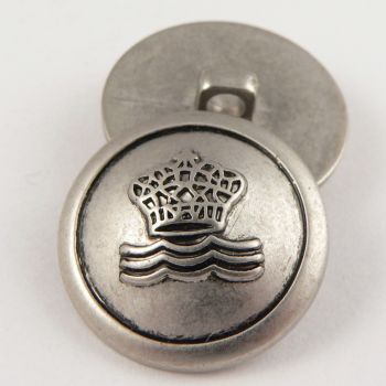 18mm Coat of Arms Shank Suit Button