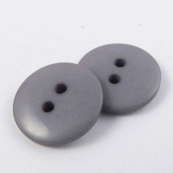 12mm Grey 2 Hole Sewing Button