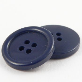 15mm Navy Blazer/Suit 4 Hole Button