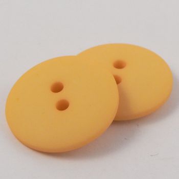 18mm Yellow Matt Smartie Style 2 Hole Button
