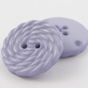 28mm Lavender Rope Designed 2 Hole Coat Buttons