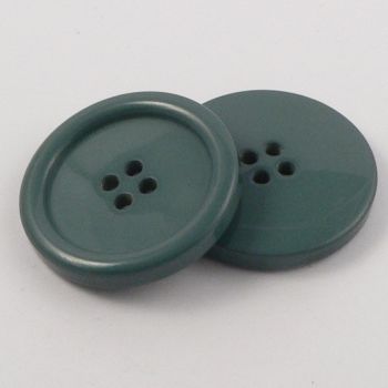 44mm Green Rimmed 4 Hole Button