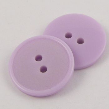 11mm Lilac Polyester 2 hole Sewing Button