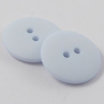 23mm Baby Blue Matt Smartie Style 2 Hole Button