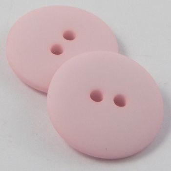 12mm Pale Pink Matt Smartie Style 2 Hole Button