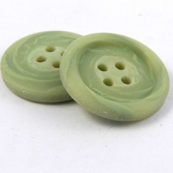 23mm Sage Green Rimmed 4 Hole Suit Button