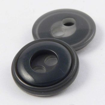15mm Pearl Blue/Grey 2 Hole Sewing Button