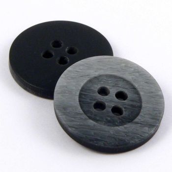 20mm Graduated Grey 4 Hole Sewing Button