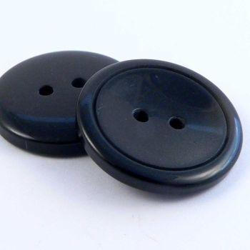 20mm Pearl Dark Grey 2 Hole Sewing Button