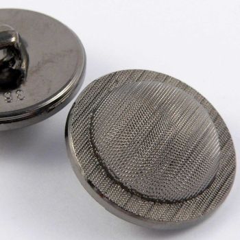 13mm Textured Pewter Domed Shank Shirt Button