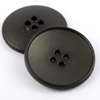 23mm Dark Green 4 Hole Metalized Suit Button