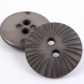 22mm Grey Textured 2 Hole Suit Button