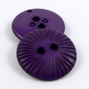 15mm Purple Textured 2 Hole Suit Button