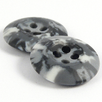15mm Grey Camouflage Urea 4 hole Suit Button