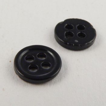 9mm Black Trocas Shell Shirt 4 Hole Button
