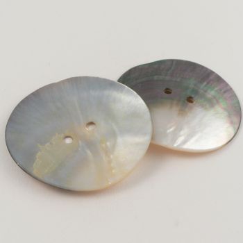 70mm Solid Elegant Natural Shell 2 Hole Button