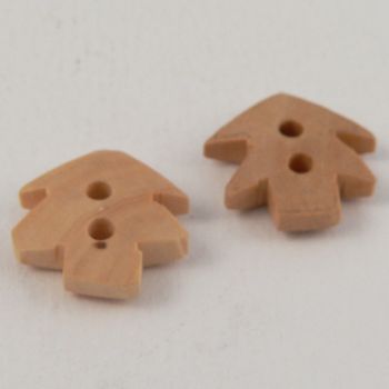 24mm Wood Christmas Tree Shaped 2 Hole Button