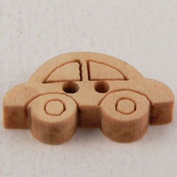 20mm Wooden Car 2 Hole Button