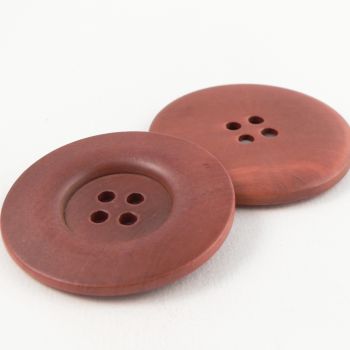 50mm Chunky Wooden Round 4 Hole Button