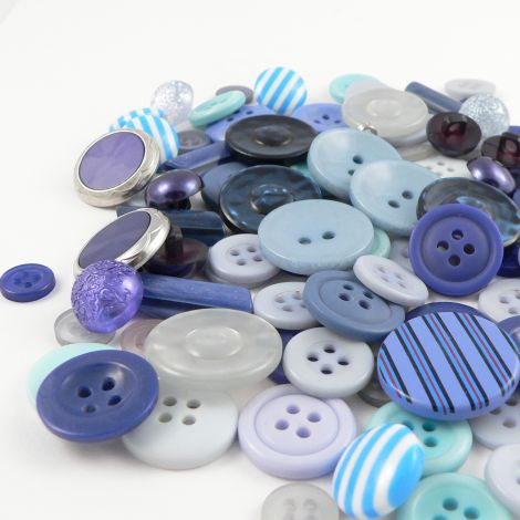 The Blue Collection Assorted 50g Button Pack