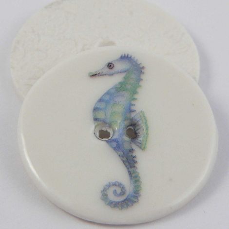 Handmade Ceramic Birch Buttons: 1.25 Blue – B. Cronk Ceramics