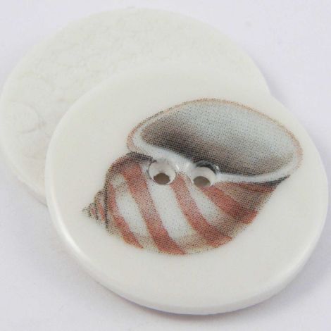 29mm Ceramic Cone Shell 2 Hole Button