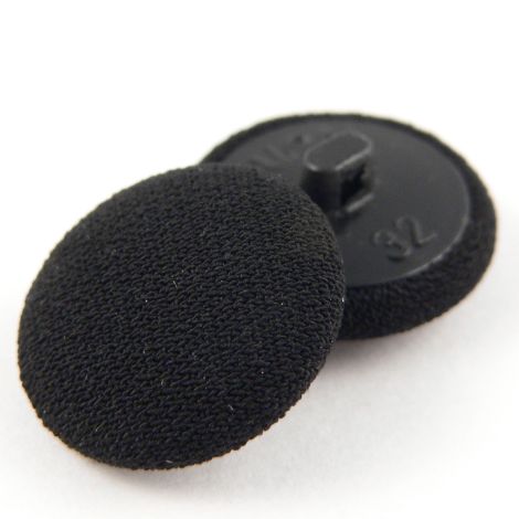 15mm Black Gentleman's Dinner Suit Shank Button