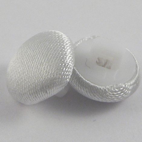 11mm Ivory Economy Satin Covered Shank Buttons