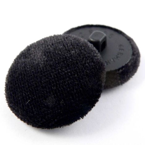 23mm Black Velvet Shank Suit Button
