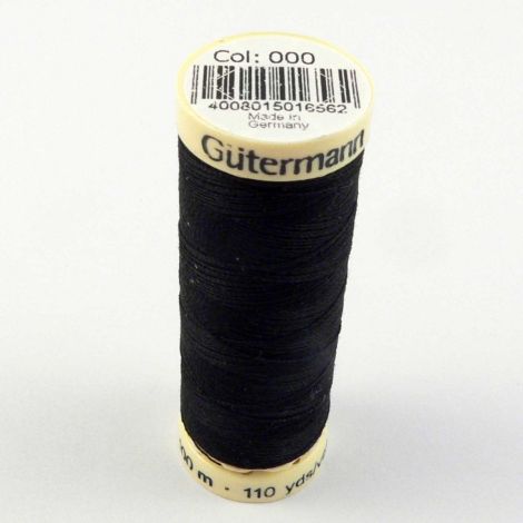 Black Thread Gutermann 000